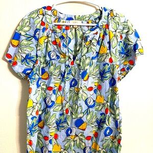 Loft XS floral blouse